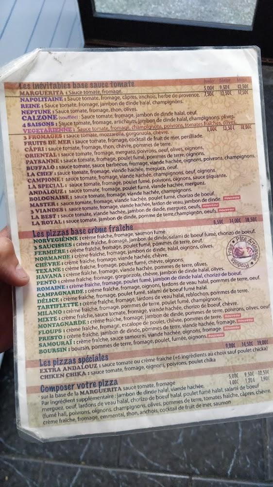 Andalouz Pizza - Menu Image 1